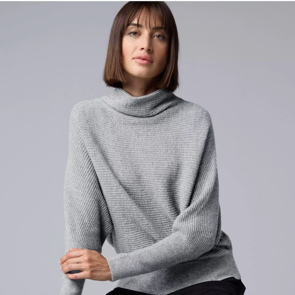 Simply Vera Vera Wang Dolman Knitted Sweater - Picture 1 of 5